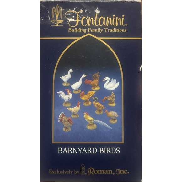 Fontanini Roman Barnyard Birds 5" Collection 5 inch Nativity New 51517 - Picture 3 of 3
